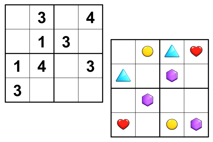 Ukázka sudoku k vytisknutí